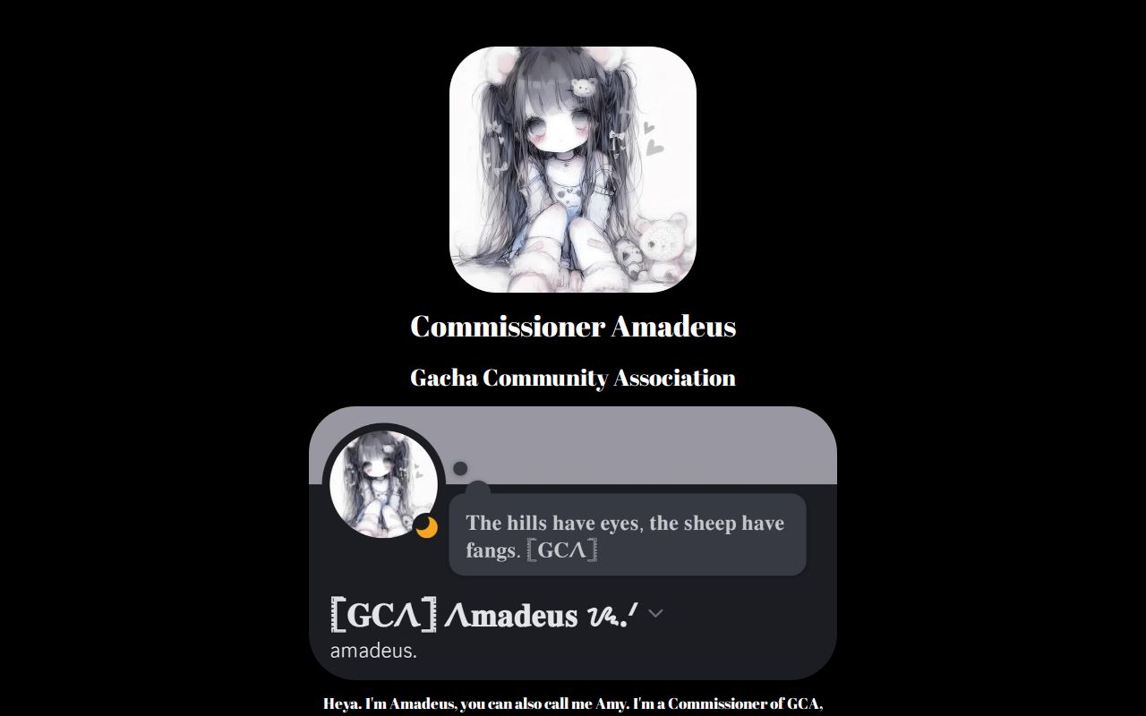 Carrd profile picture for @commissioner